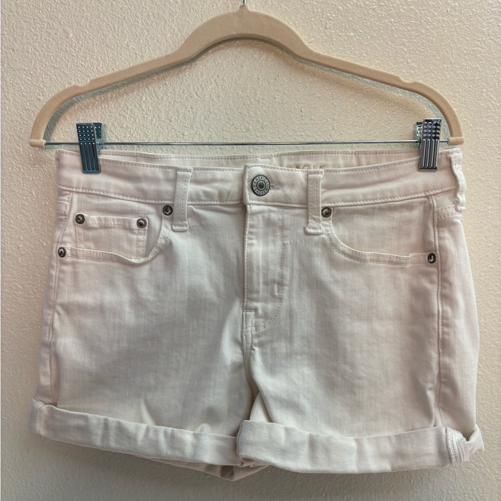 American Eagle Outfitters White Jean Shorts 10